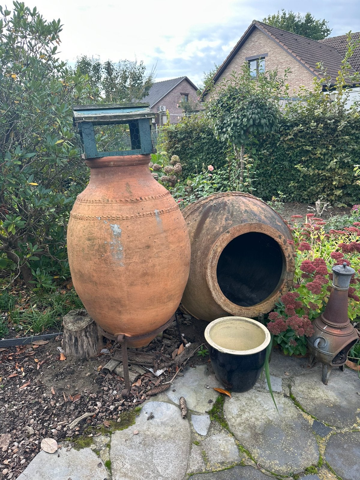 Griekse pitharia/mediterrane terracottakruiken, Ophalen
