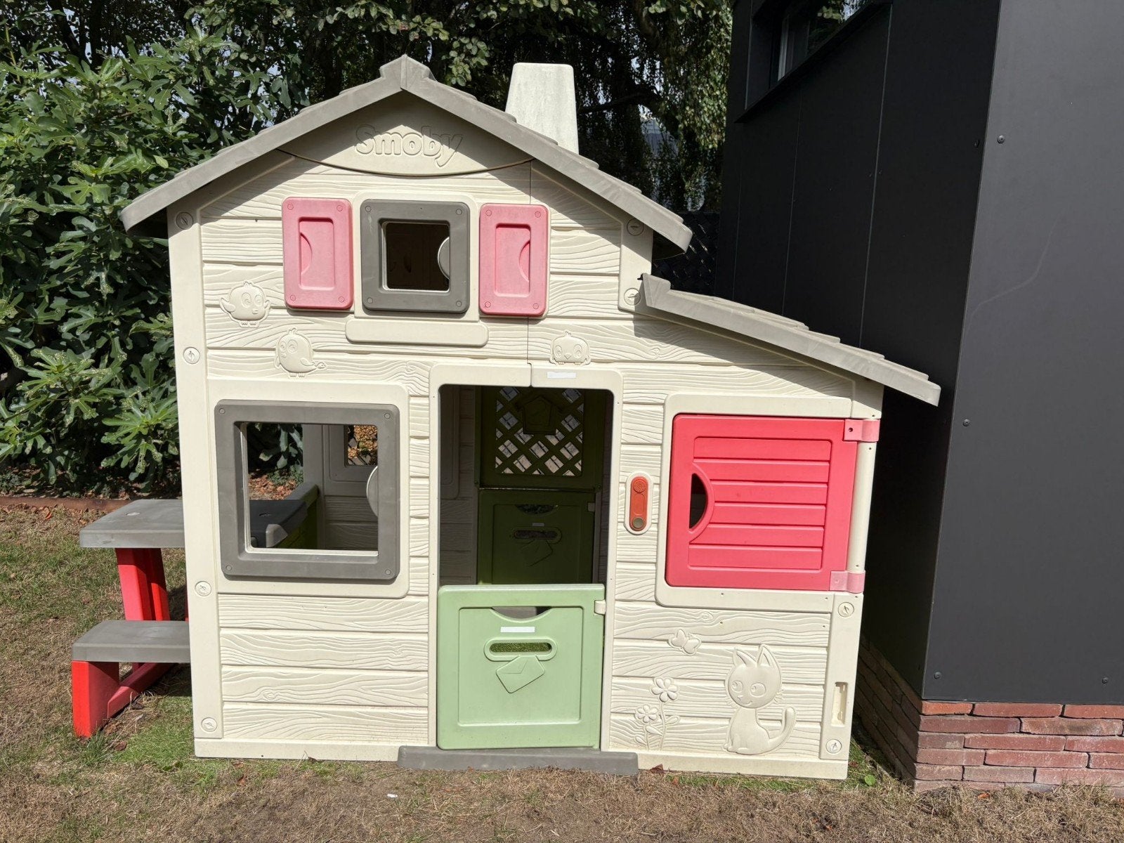 Smoby speelhuisje, Ophalen