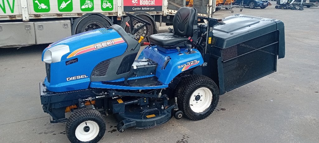 Iseki SXG 323 Zitmaaier diesel, Tuin en Terras, Zitmaaiers, Ophalen, Opvangbak
