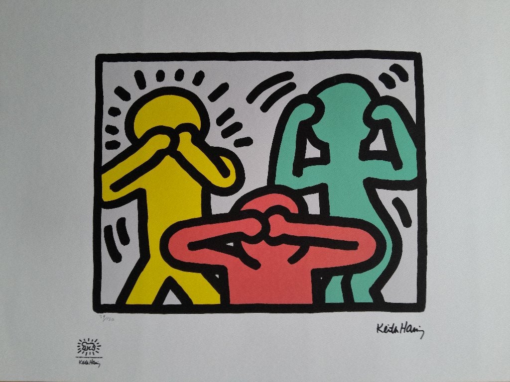 Keith Haring - Pop Shop III (d'après), Antiquités & Art, Art | Lithographies & Sérigraphies, Enlèvement
