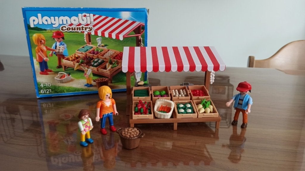 Playmobil Groentekraam - 6121, Ophalen, Zo goed als nieuw, Complete set