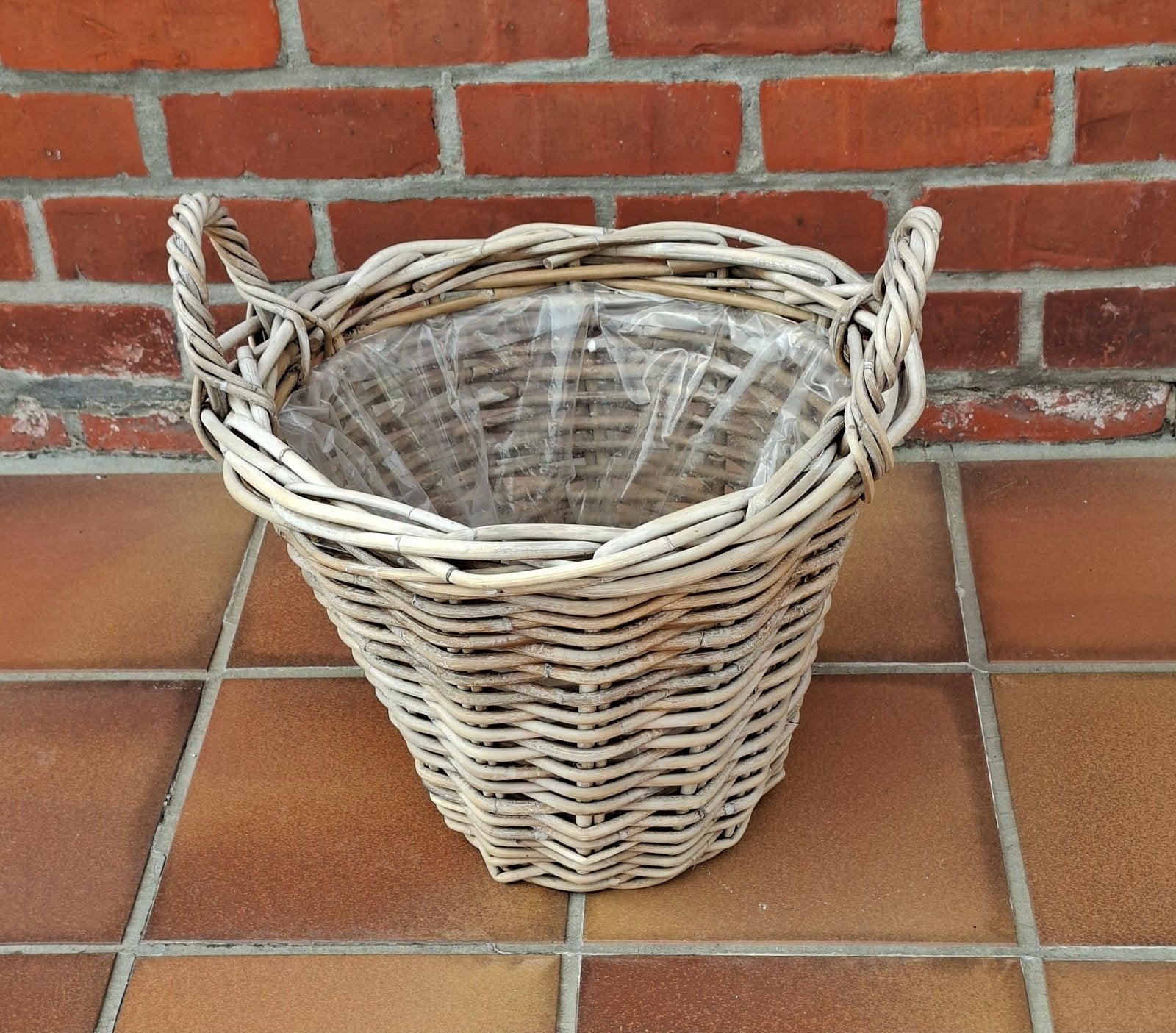bloempot rotan, Ophalen