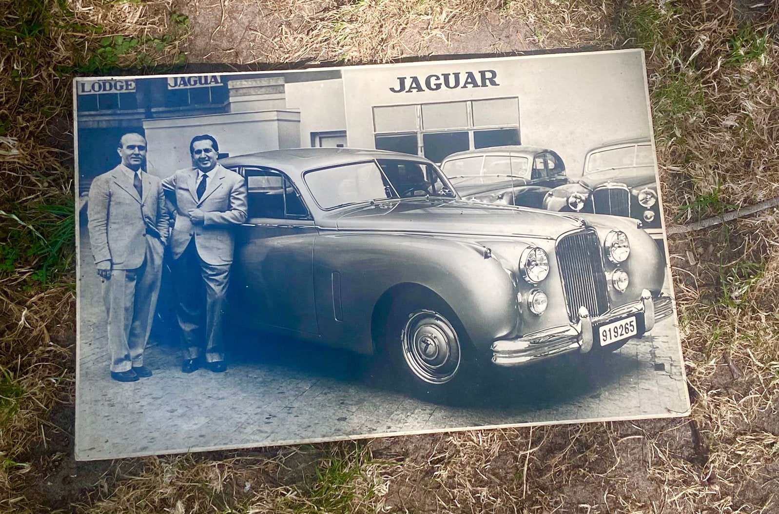 JAGUAR / Zeldzaam Originele Foto eerste verkopppunt Brussel, Verzenden