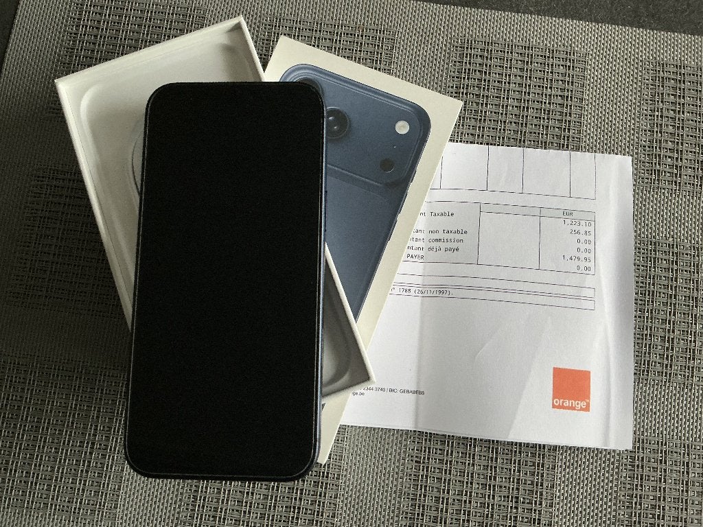 iPhone 17 Pro Max Blue 256 Gb, Télécoms, Téléphonie mobile | Apple iPhone, 256 GB, Comme neuf, Enlèvement, Sans abonnement