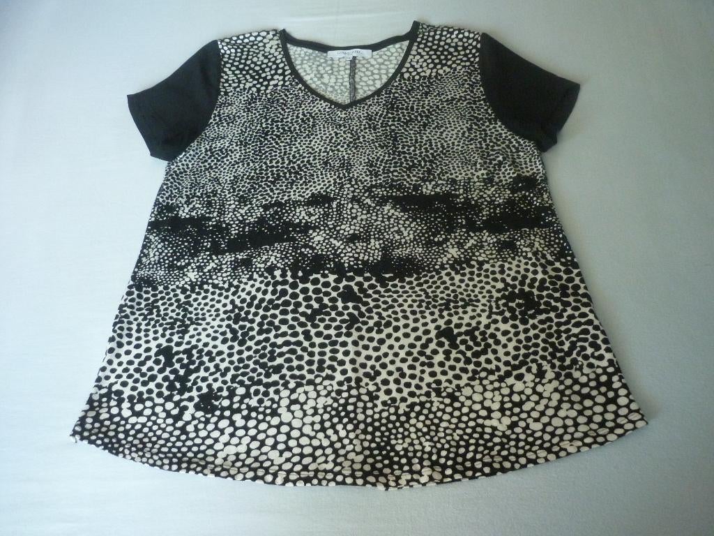 Katoen-Modal-Zijden T-shirt Gerard Darel, Gerard Darel, Zwart, Maat 42/44 (L), Ophalen of Verzenden