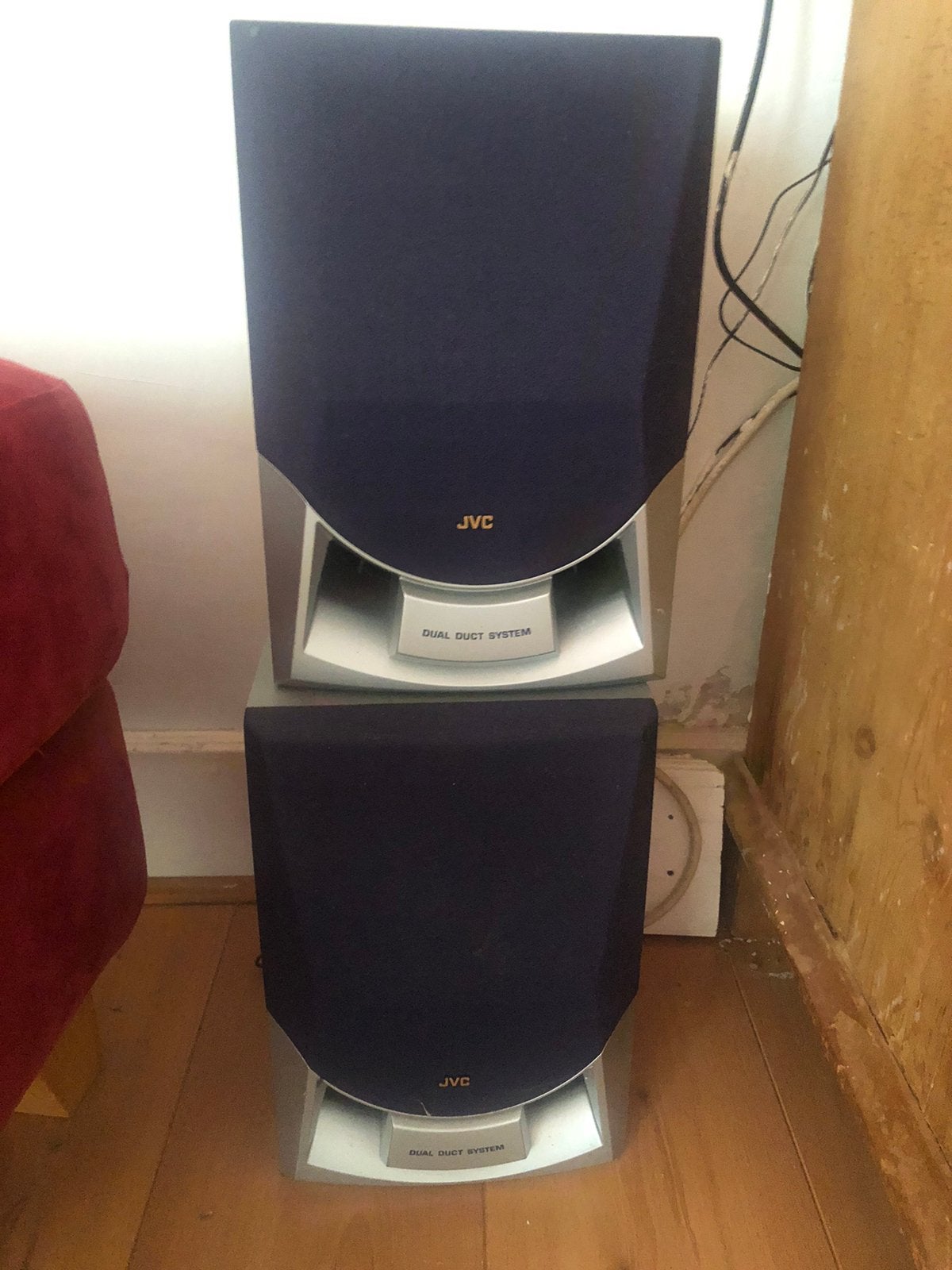 2 Baffles JVC, Audio, Tv en Foto, Home Cinema-sets, Ophalen, Zo goed als nieuw, JVC