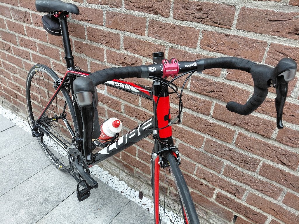 Alu racefiets met Shimano 10v, Ophalen, 28 inch, Velgrem, Aluminium