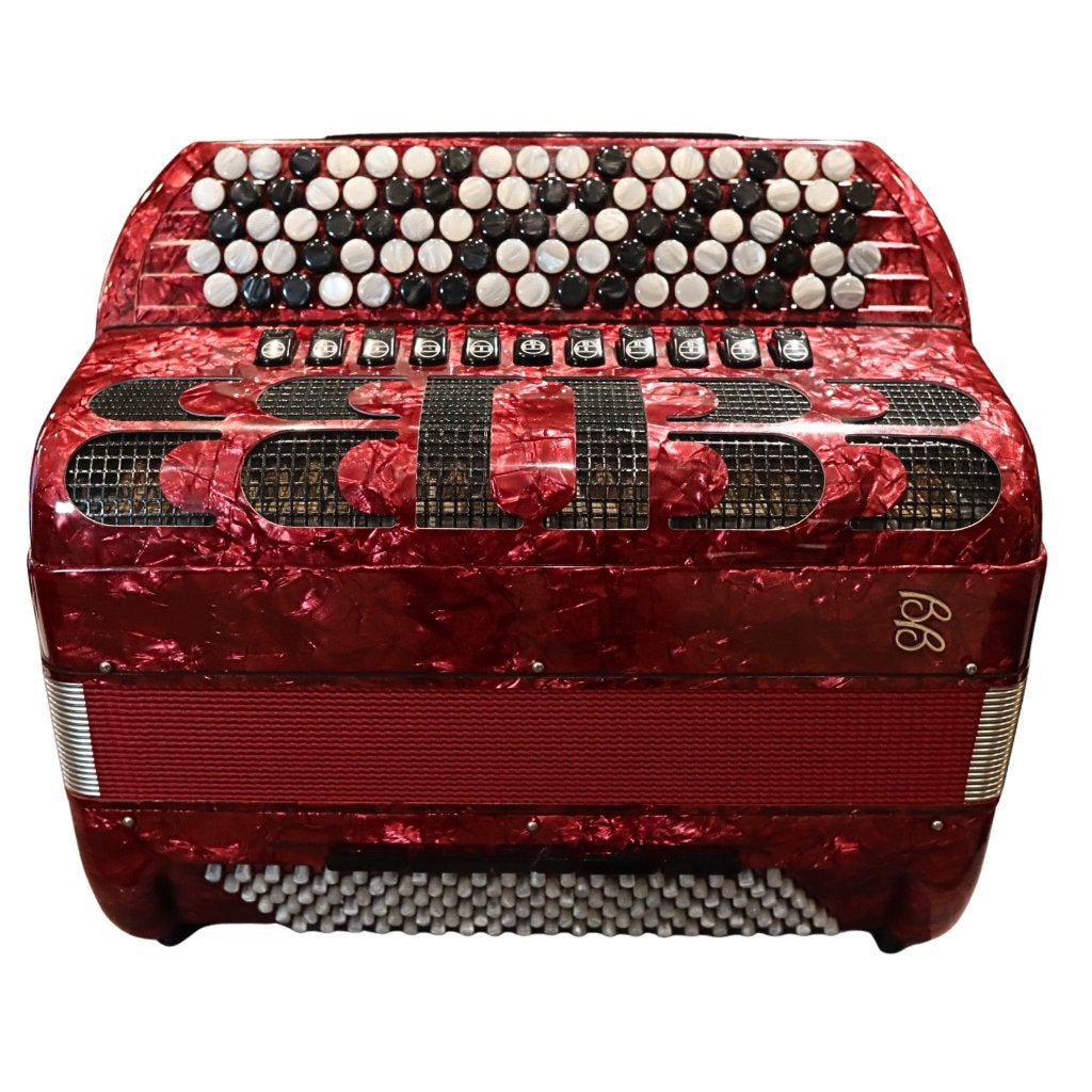 BALLONE BURINI Advance 464 Tweedehands Knopaccordeon, Muziek en Instrumenten, Ophalen, 120-bas, Knopaccordeon, Met koffer
