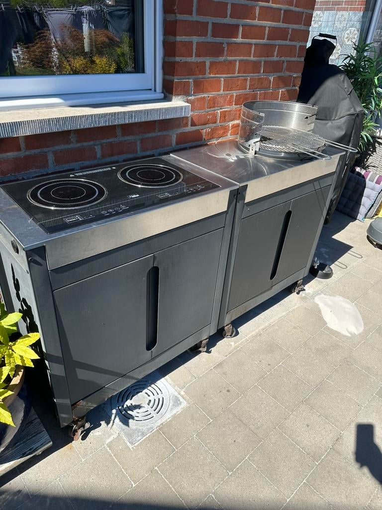 Buitenkeuken barbecook, Tuin en Terras, Ophalen, Gebruikt, Elektrisch