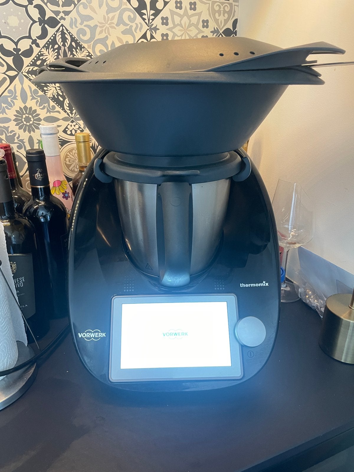 Thermomix noir TM6 avec accessoires, Ophalen, Zo goed als nieuw