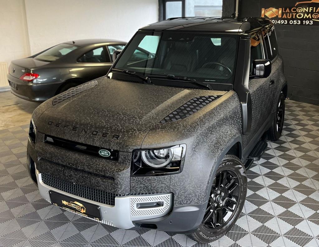 Land Rover Defender90 3.0D250/3 stoelen - Utility/Grant.2029, Auto's, Automaat, Leder, Defender, Vierwielaandrijving