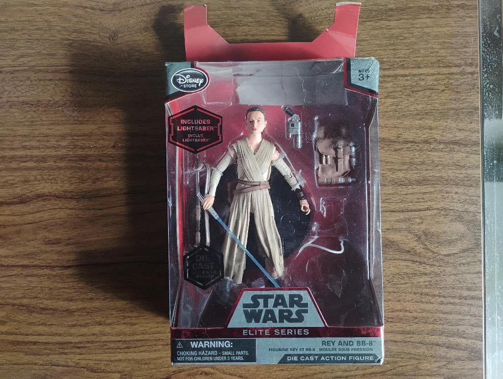 Star Wars Elite Series REY Die-Cast 6-inch actiefiguur, Ophalen, Zo goed als nieuw, Groter dan 1:35, Figuur of Figuren