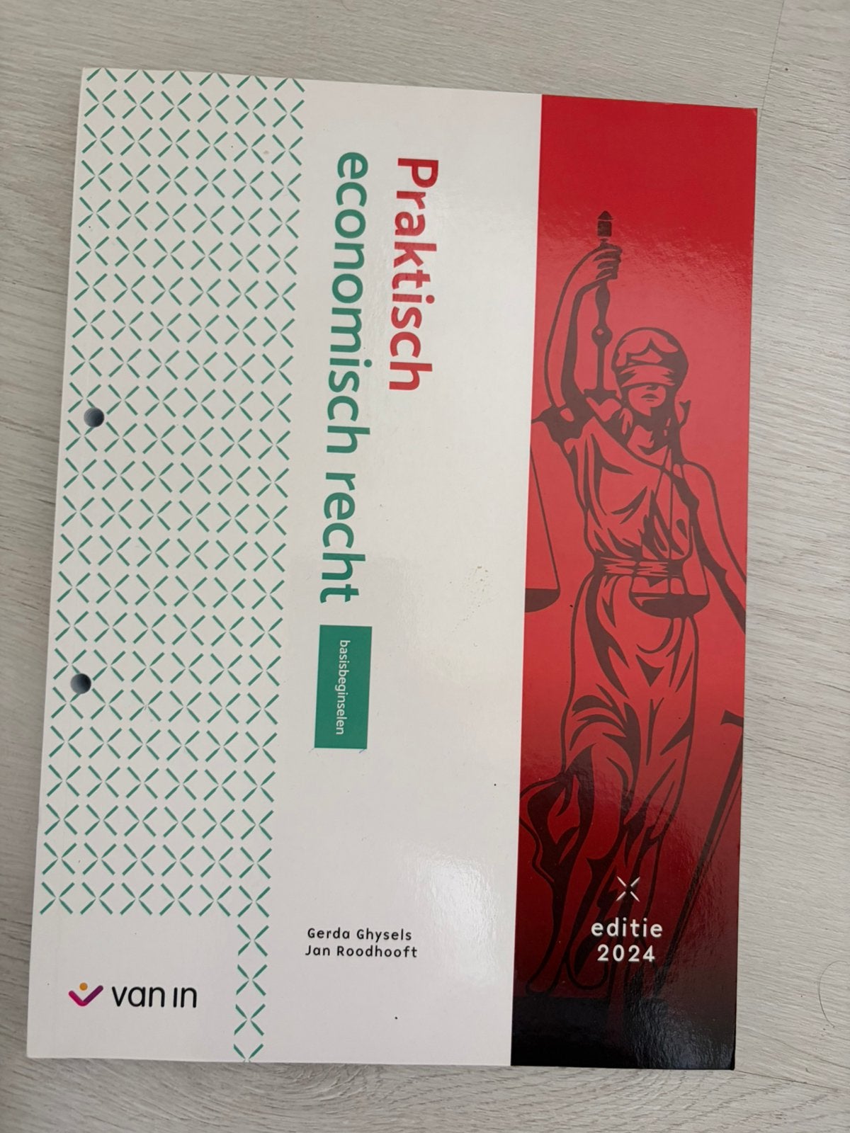 Praktisch economisch recht basisbeginselen 2024, Livres, Enlèvement ou Envoi, Néerlandais