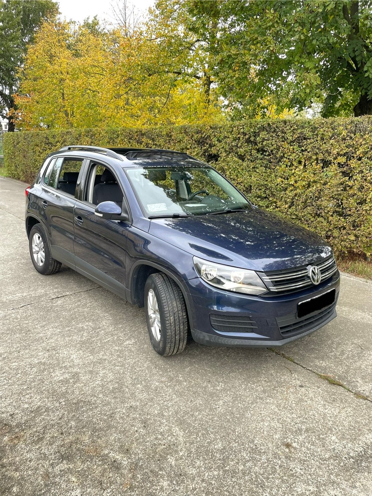 VOLKSWAGEN TIGUAN 1.4 TSI// 178.000km 2012, Auto's, Euro 5, Stof, Zwart, Blauw