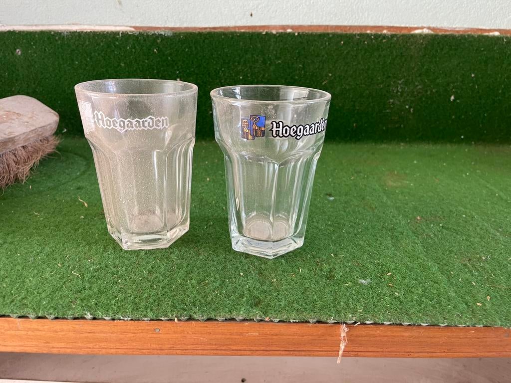 Glazen, bierglazen, filou, super 8, hoegaarden, tongerlo, Ophalen, Zo goed als nieuw