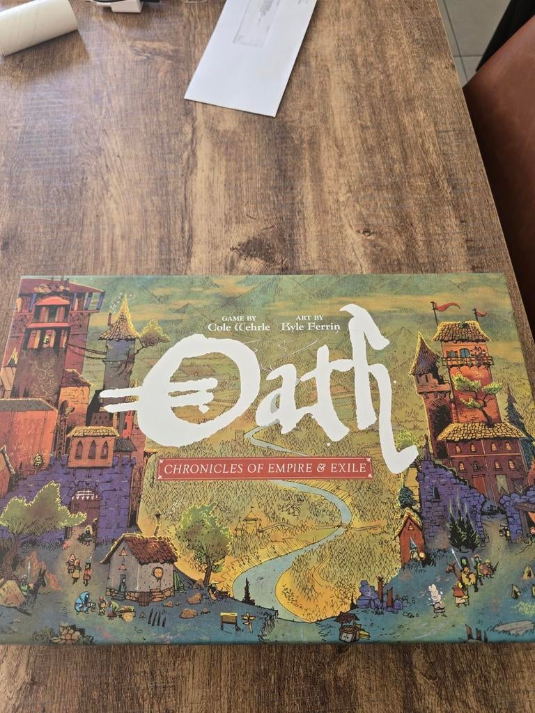 Oath: Chronicles of Empire & Exile – Bordspel, Enlèvement, Comme neuf