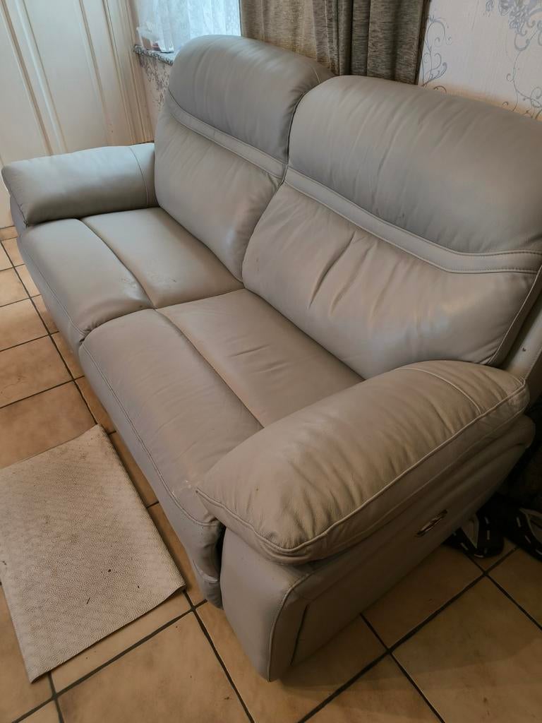 Meubels, dubbele relax zetel, vazen enz, Huis en Inrichting, Ophalen, Gebruikt, Vintage jaren 70