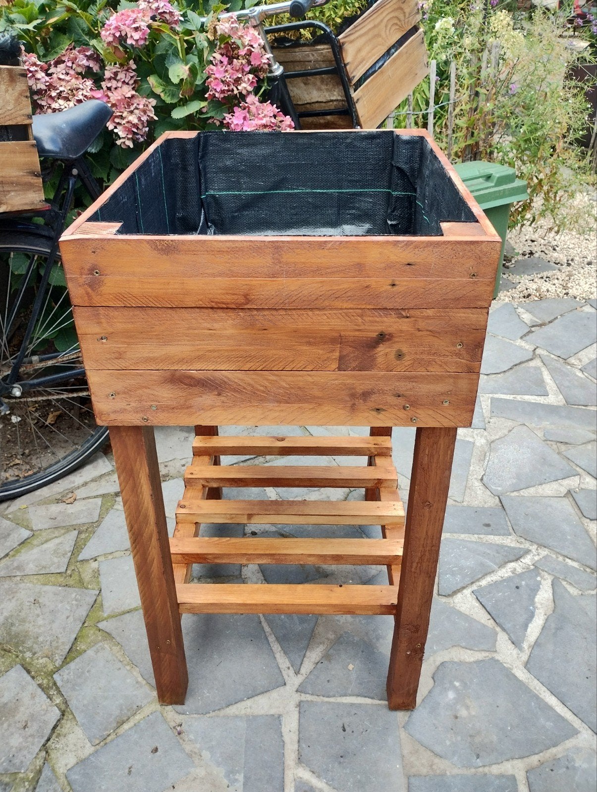 NIEUW!!  Stevige kruidenbak. 50x60. Behandeld hout., Enlèvement, Bois, Intérieur