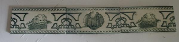 carreaux anciens, boucherie, cochons, moutons, Hemiksem, Antiquités & Art, Envoi