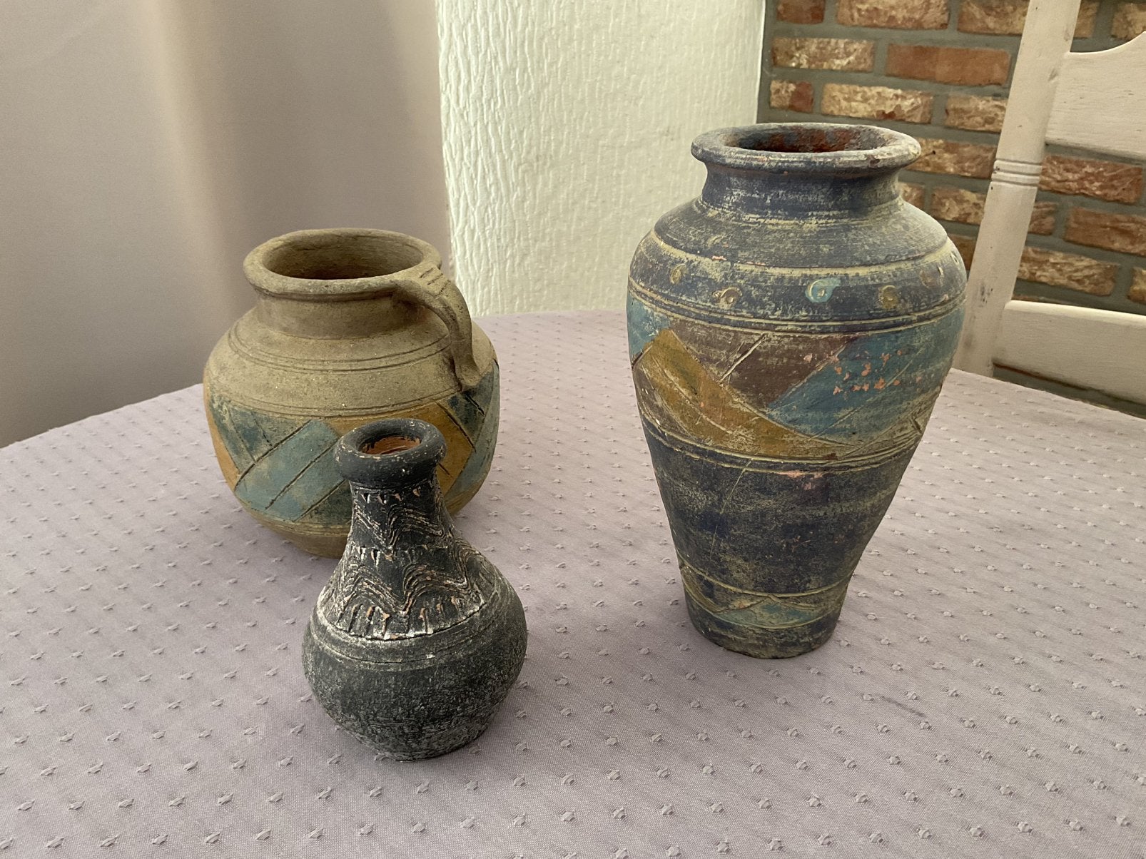 3 oude vazen, Antiek en Kunst, Ophalen of Verzenden