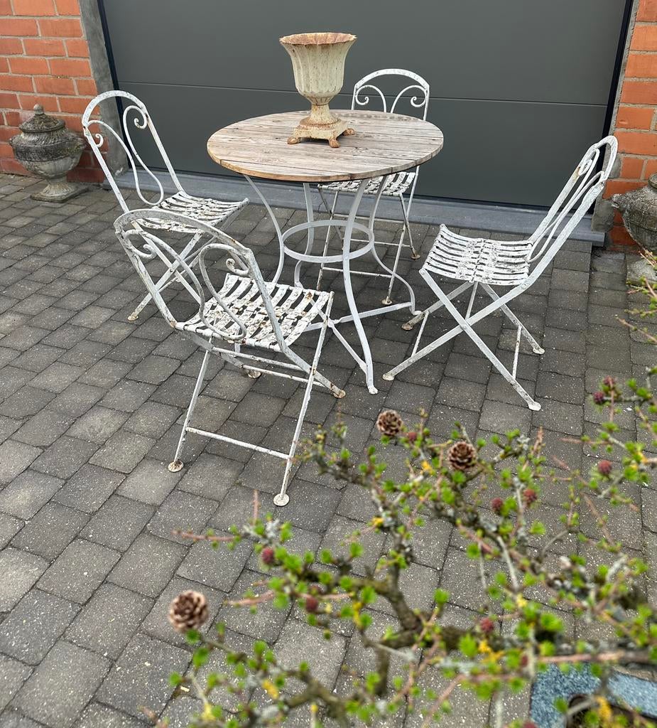 Set de jardin ancien, Enlèvement, Utilisé, Salons de jardin