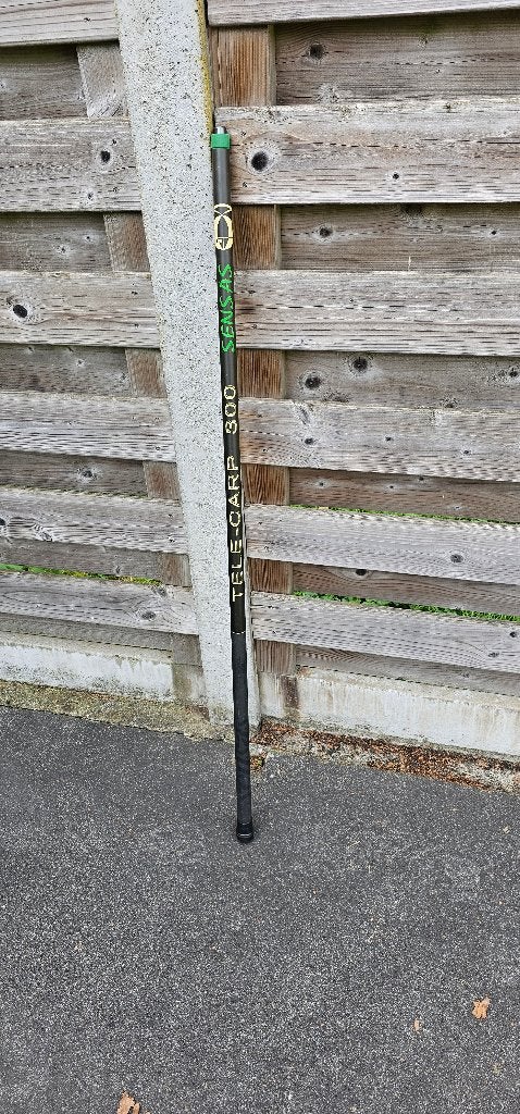 Schepzaksteel Sensas Tele-carp, Enlèvement, Comme neuf, Canne à pêche complète