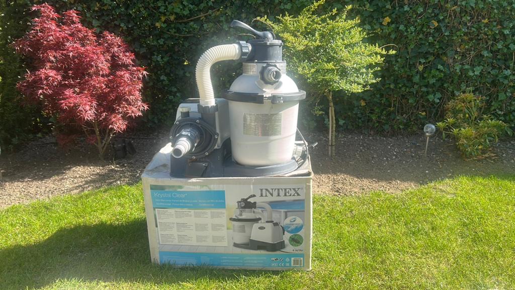 Intex zandfilter met toebehoren, Ophalen, Gebruikt