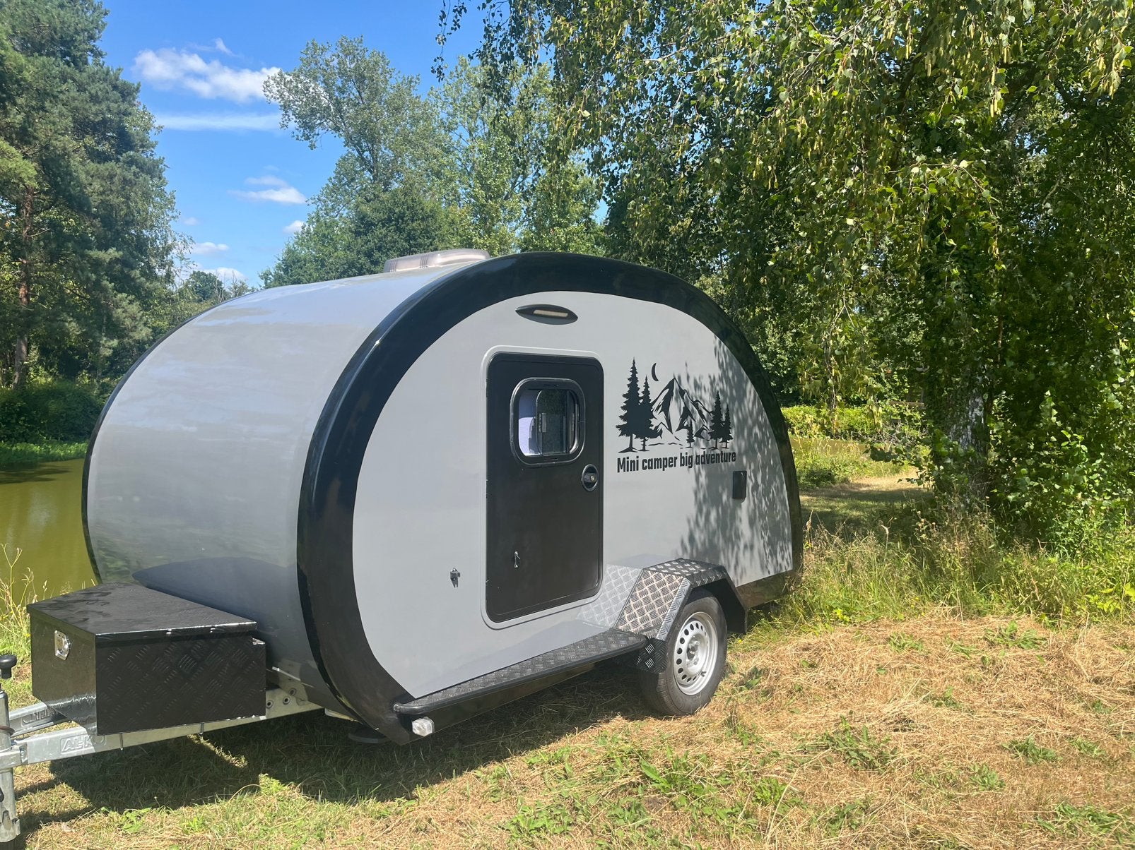 Teardrop trailer fully off grid, Caravans en Kamperen, Particulier, 500 - 750 kg, Koelkast