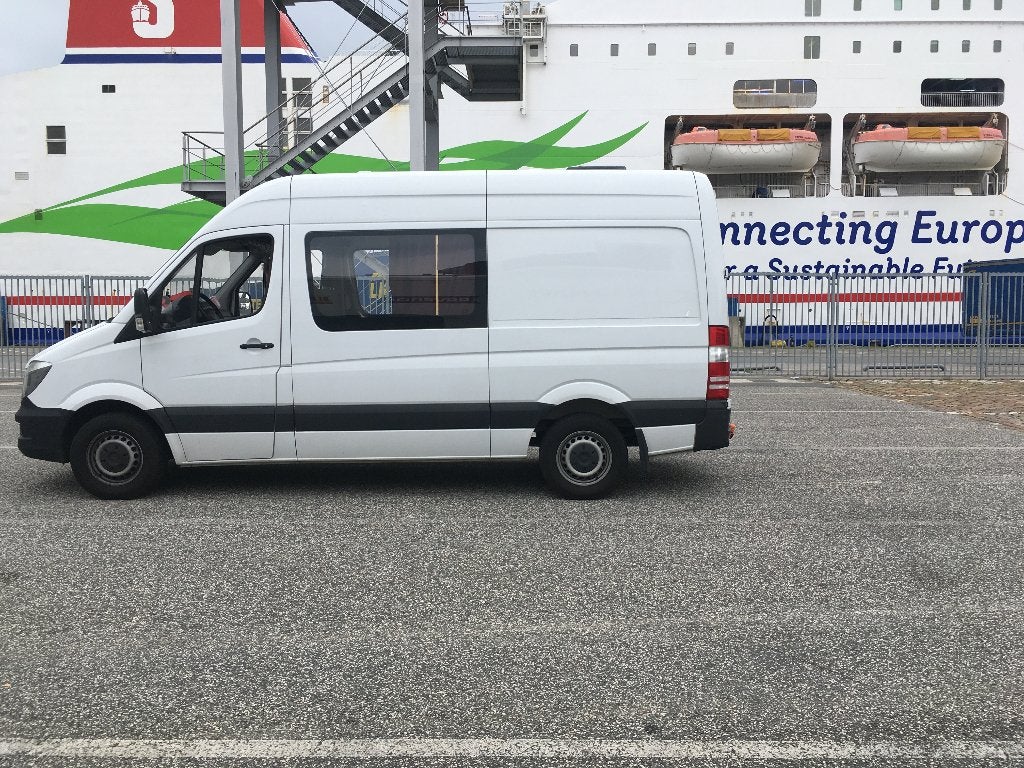 unieke Mercedes Sprinter camper, 7 zitpl., 4 à 5 slaappl., Koelkast, Dakluik, Mercedes-Benz, Particulier