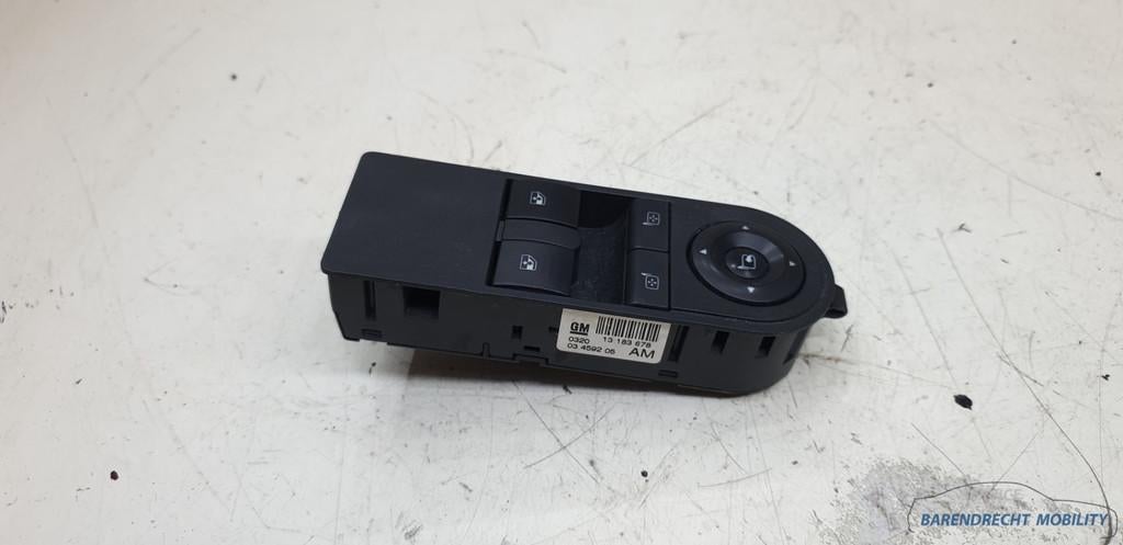 Raamschakelaar Zafira B met inklapbare spiegels 13183678 Ast, Auto-onderdelen, Gebruikt, Opel Automobile GmbH, Kontakt@opel-infoservice.de