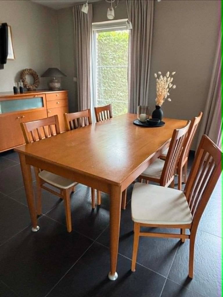 Mooie eetkamer, Maison & Meubles, Salles à manger complètes, Enlèvement, Utilisé, 4 à 6 chaises