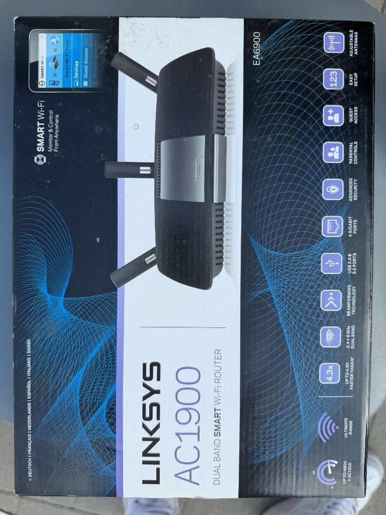 Linksys AC1900, Informatique & Logiciels, Routeurs & Modems, Enlèvement, Reconditionné, Routeur, Linksys