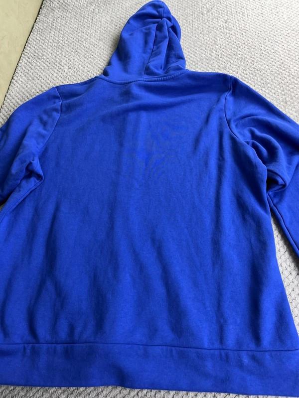 C&A : blauw vest met kap hoodie ritssluiting sweatshirt , M, Kleding | Heren, Sportkleding, Overige typen, Zo goed als nieuw, Maat 48/50 (M)