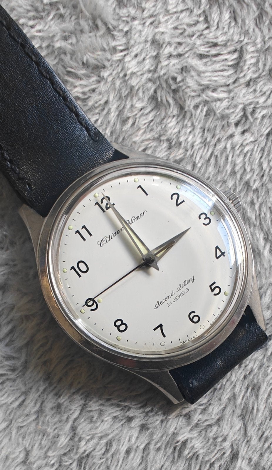 Montre citizen chemin de fer, Enlèvement ou Envoi, Acier, Citizen