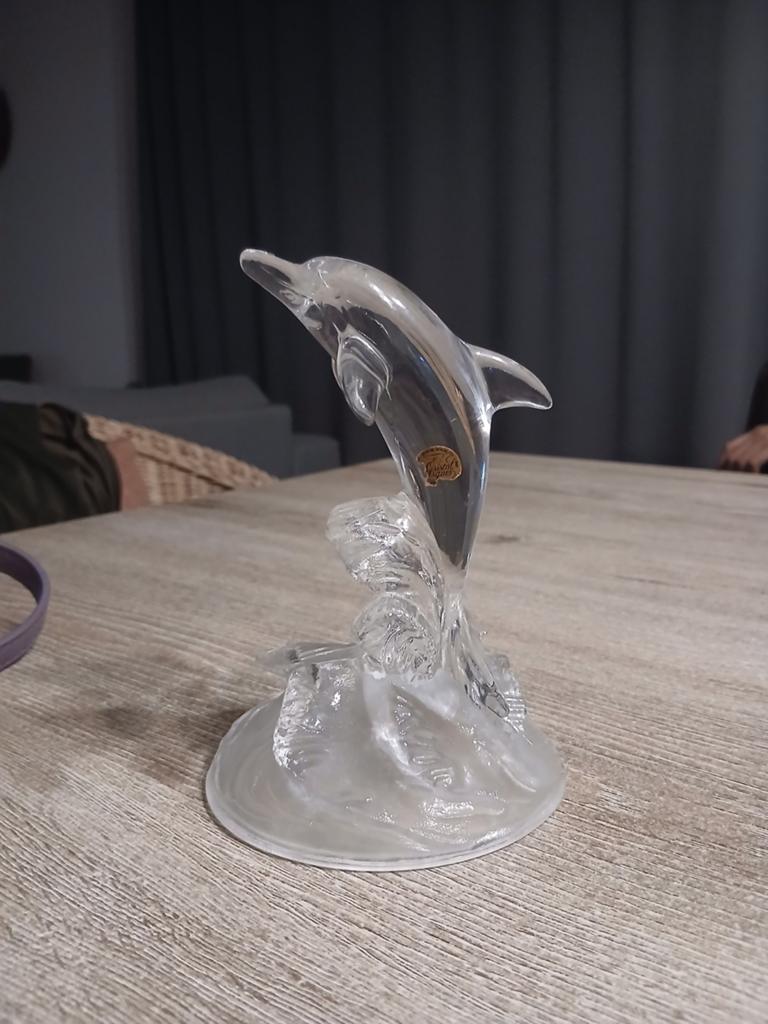 Kristallen dolfijn, Antiquités & Art, Antiquités | Verre & Cristal, Enlèvement