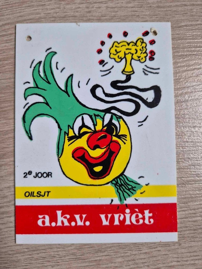 Carnaval Aalst medaille A.K.V. Vriet 2 joor, Enlèvement ou Envoi