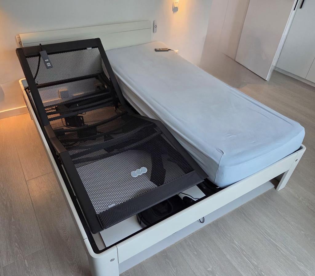 Auping auronde, Huis en Inrichting, Slaapkamer | Bedden, Ophalen, Wit, Tweepersoons, 200 cm