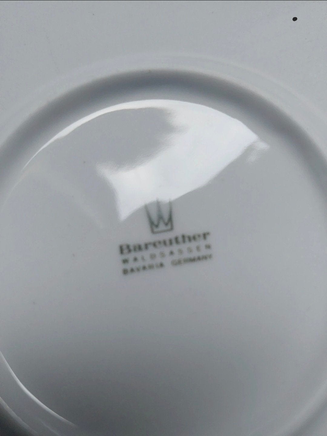 Sous-verres vintage en porcelaine Bareuther Waldsassen — 6 p, Antiquités & Art, Enlèvement