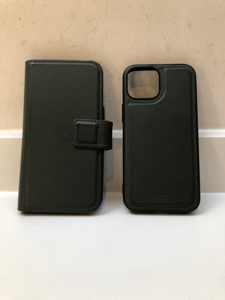 2-in-1 Wallet Bookcase Premium Leather iPhone 13 Mini, Enlèvement, Comme neuf, IPhone 13 mini, Housse ou Sac