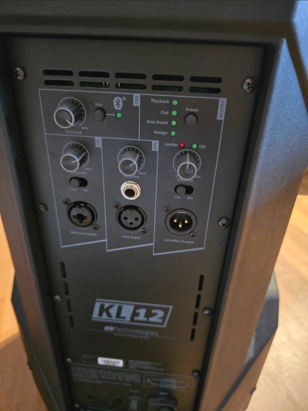 enceinte active db technologies kl12, Enlèvement