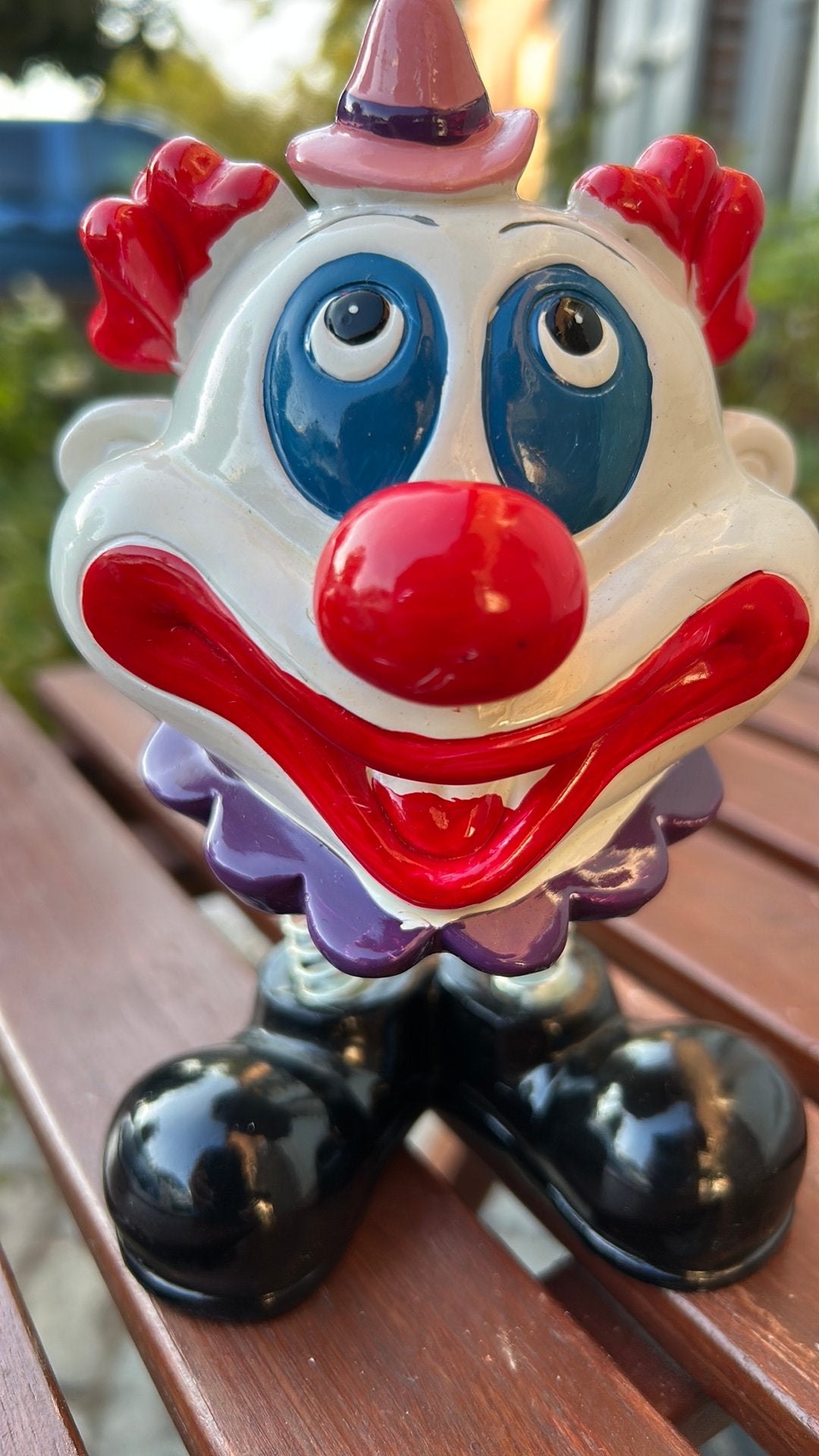 Spaarpot clown, Verzamelen, Ophalen, Gebruikt, Steen, Aardewerk of Keramiek