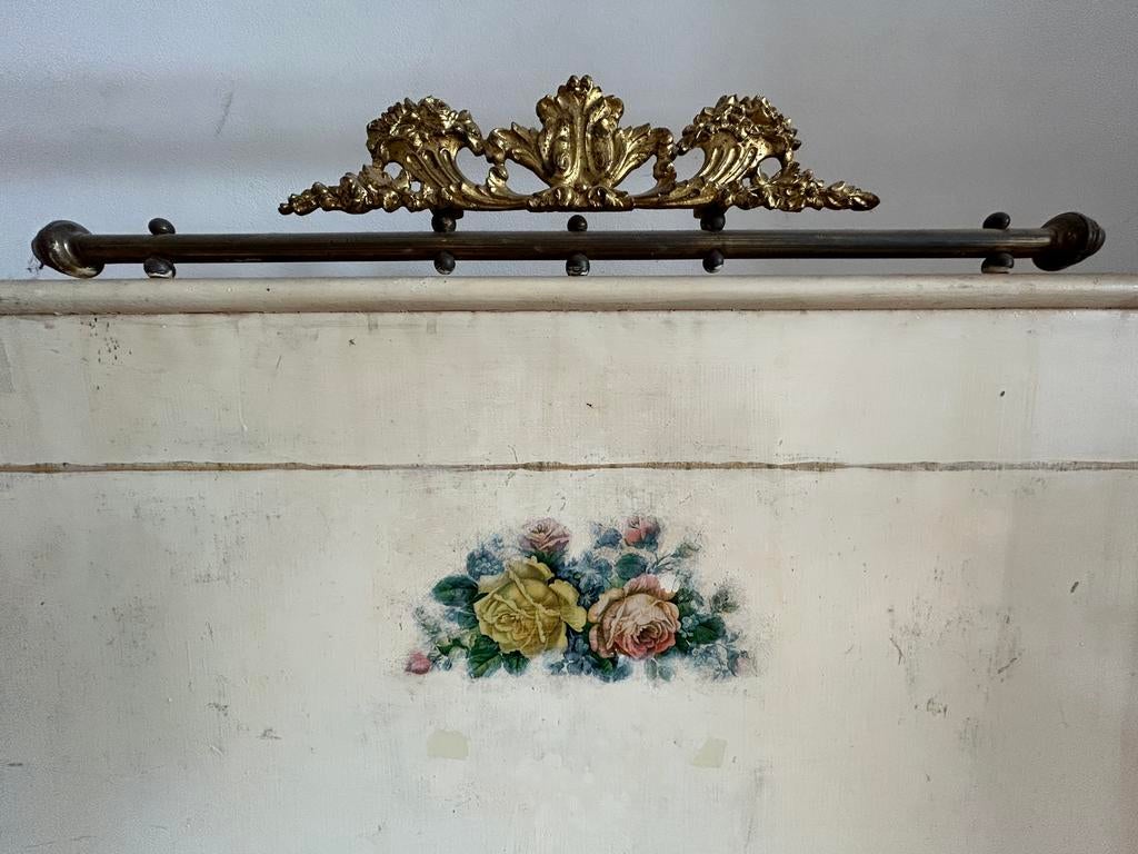 Vintage bed, Ophalen, Gebruikt, Vintage, 190 cm of minder