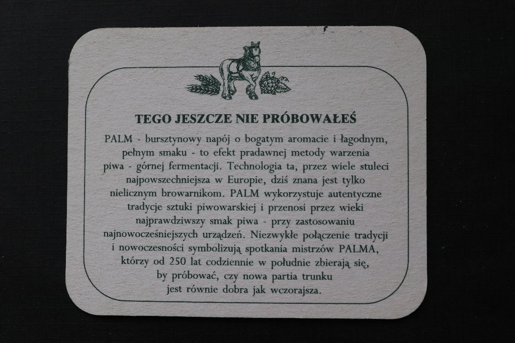 bierviltje, Verzamelen, Biermerken, Ophalen of Verzenden, Nieuw, Viltje(s), Palm