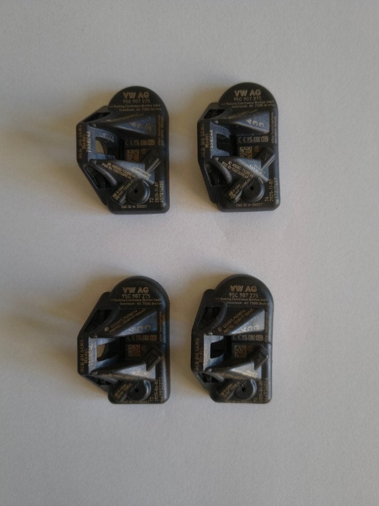 4x Nieuwe TPMS Sensoren VW Audi Porsche 95C907275, Ophalen of Verzenden, Nieuw