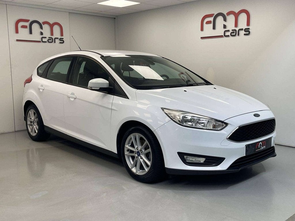 Ford Focus 1.0 EcoBoost bwj2014 Cruise Trekhaak Garantie, Auto's, Ford, Focus, Stof, Gebruikt, Wit