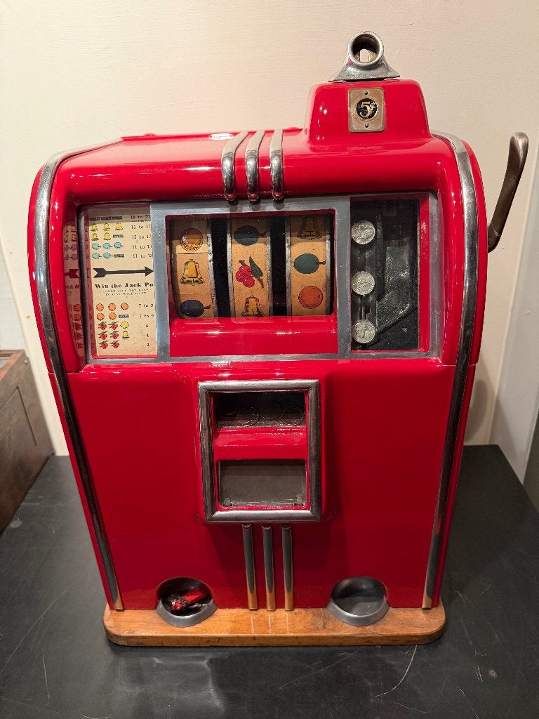 Jackpot Mills - Caille Doughboy, Collections, Machines | Machines à sous, Autres monnaies, Enlèvement, Utilisé, Avec clés