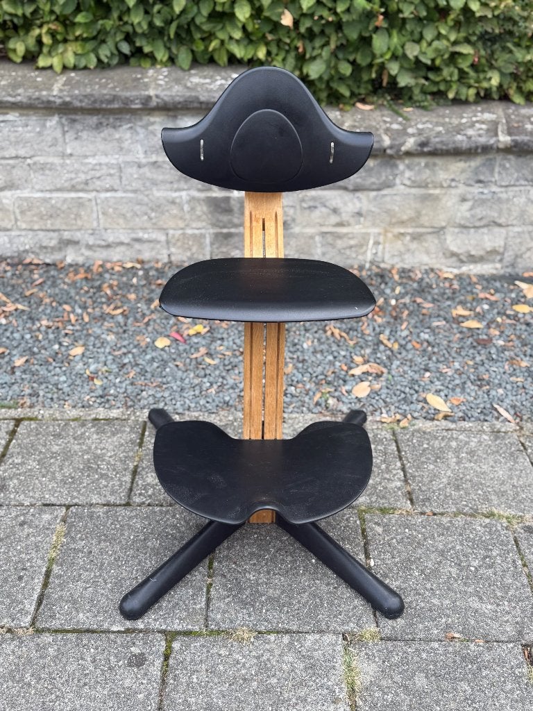 Chaise évolutive Nomi by Evomove – noir / chêne, Enlèvement, Comme neuf, Chaise évolutive