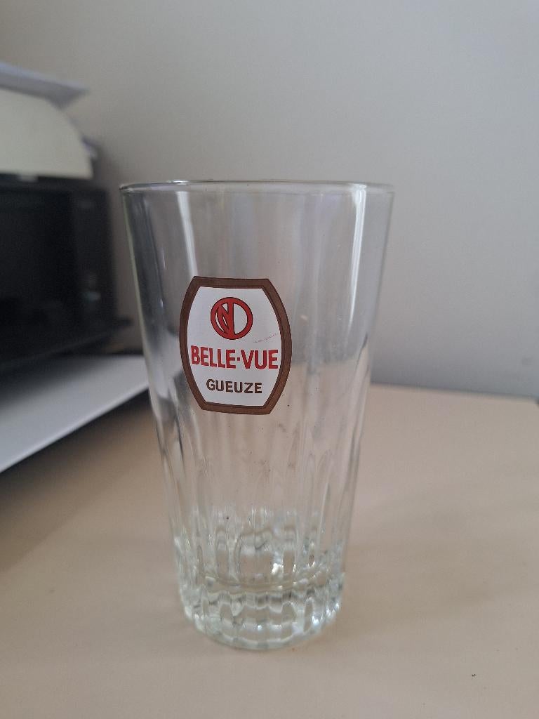 bierglas belle vue geuze, Collections, Enlèvement ou Envoi, Comme neuf, Verre ou Verres