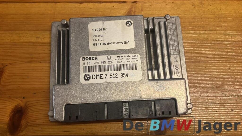 DME module bosch BMW 3-serie E46 316i 318i 7512354, Enlèvement ou Envoi, Utilisé, BMW, BMW