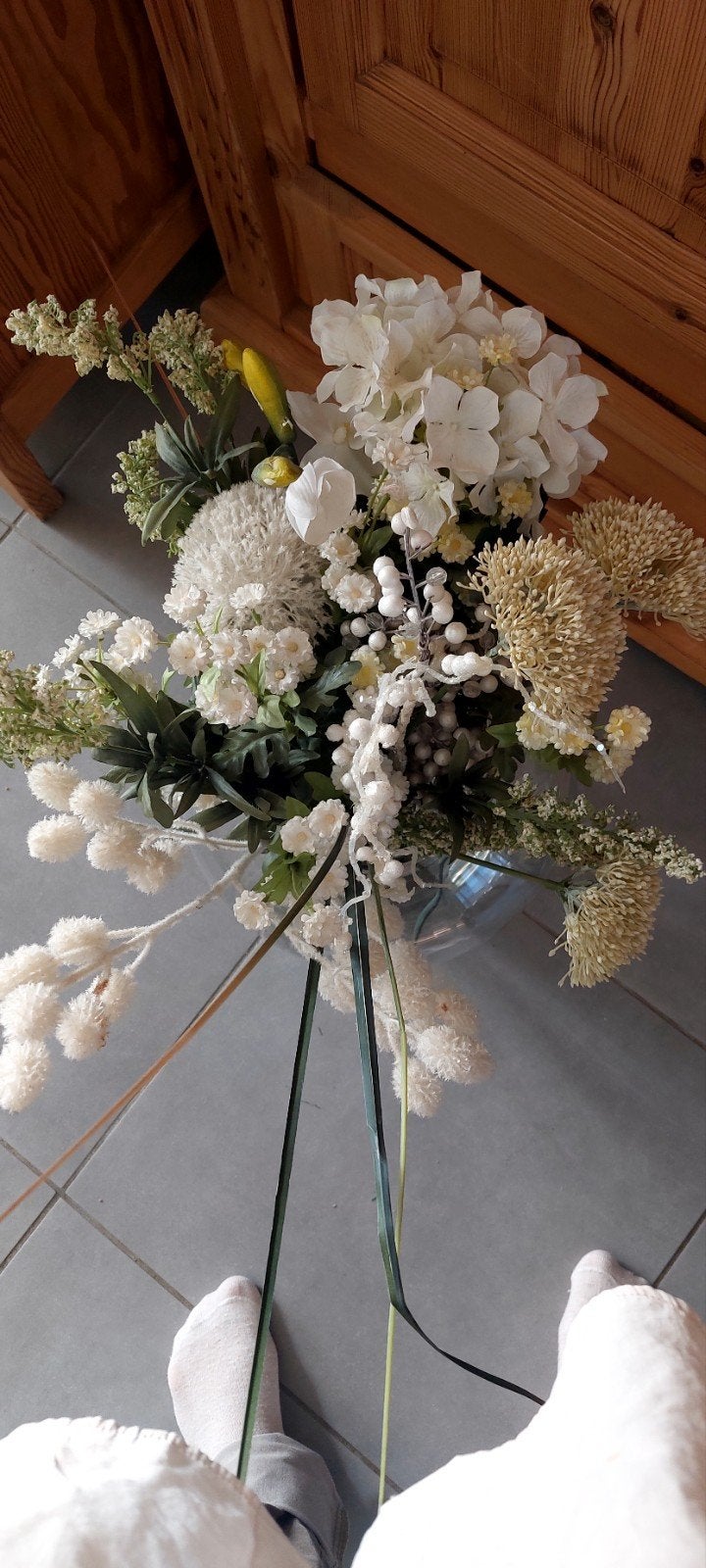 kunstbloemen, Huis en Inrichting, Binnen, 55 cm, Kunstbloem, Ophalen of Verzenden